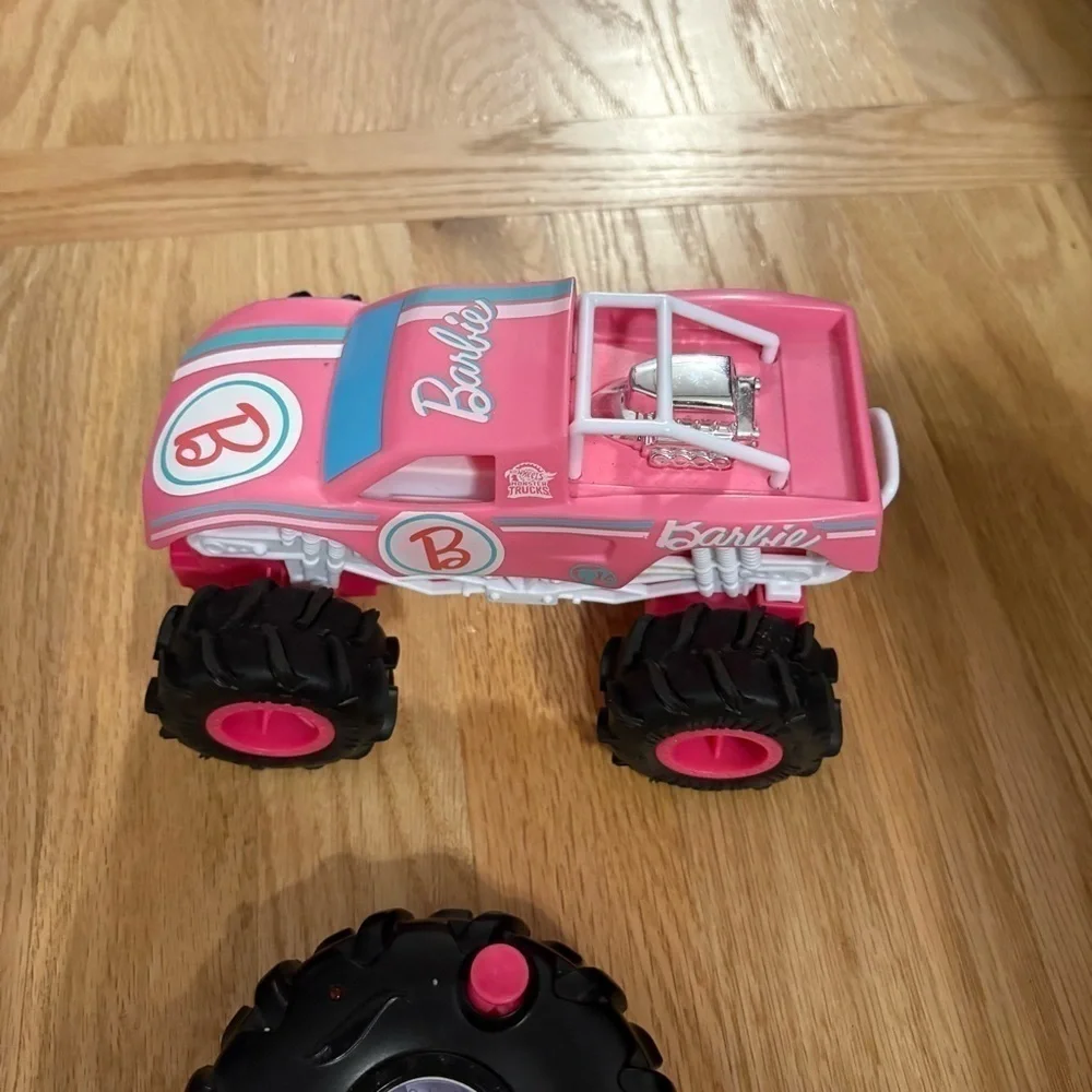 Barbie Hot Wheels Monster Truck RC Car Toy Remote Pink